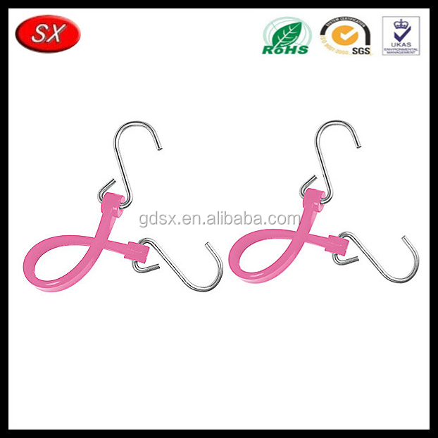 China supplier trade assurance supplier custom OEM strong elastic bungee cord hook, carbon steel bungee hooks