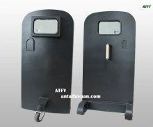 wheeled bullet proof shield
