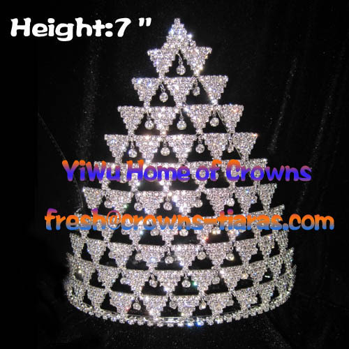 Wholesale Shinny Crystal Pageant Crowns