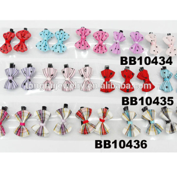 kids korean ribbon bow hair clip wholesale