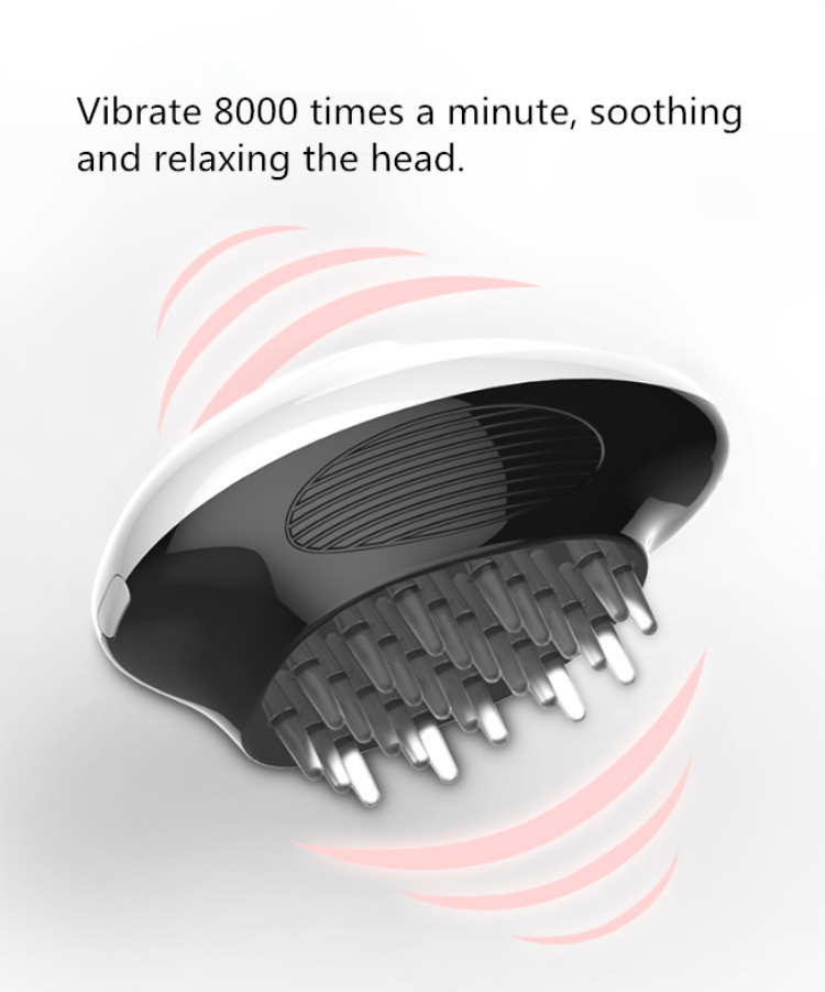 "Best Selling 2019 Private Label Electric Magic Massager Hair Brush Portable Negative Ions Vibrating Massage Scalp Hair Comb