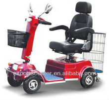 Four wheel electric mobility scooter for the disabled