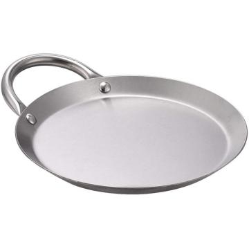 Arco 8.25 &quot;Redondo de acero inoxidable Comal