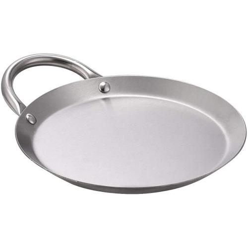 Arco 8.25 &quot;Redondo de acero inoxidable Comal