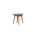 Leer Stoffering Stoel Voetsteun Morph Pouf Ottomaans