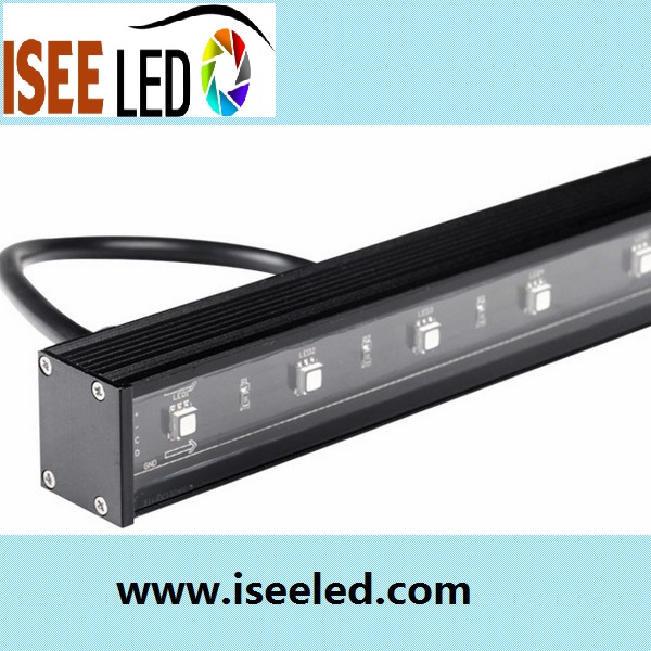 DMX LED PIXEL ALUMINUM BAR 1M ფასადის განათება