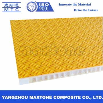 Fiberglass bergelombang FRP Diperkuat Panel PP Honeycomb