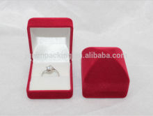 Exquisite flocking jewellry gift box for ring