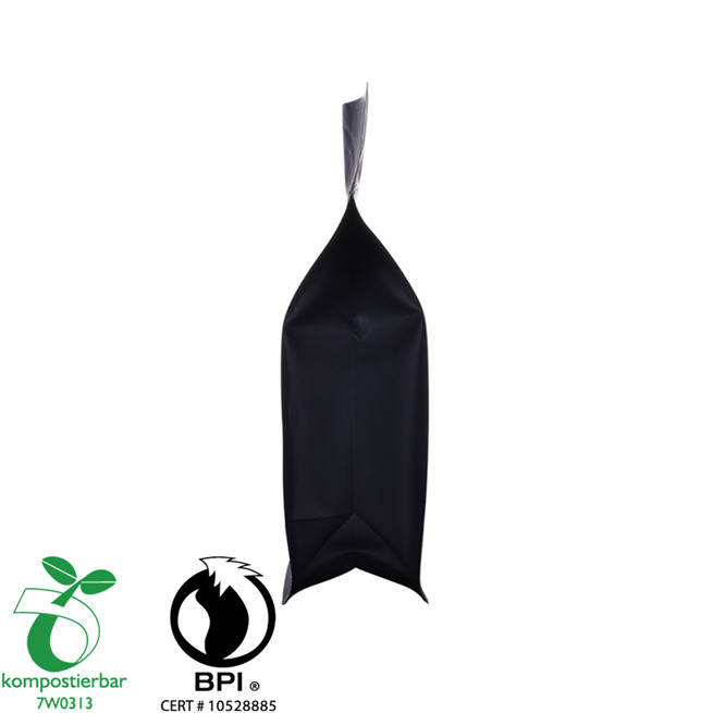 قابلة لإعادة بيع Ziplock Round Bottom BPI Bag Compost Capost