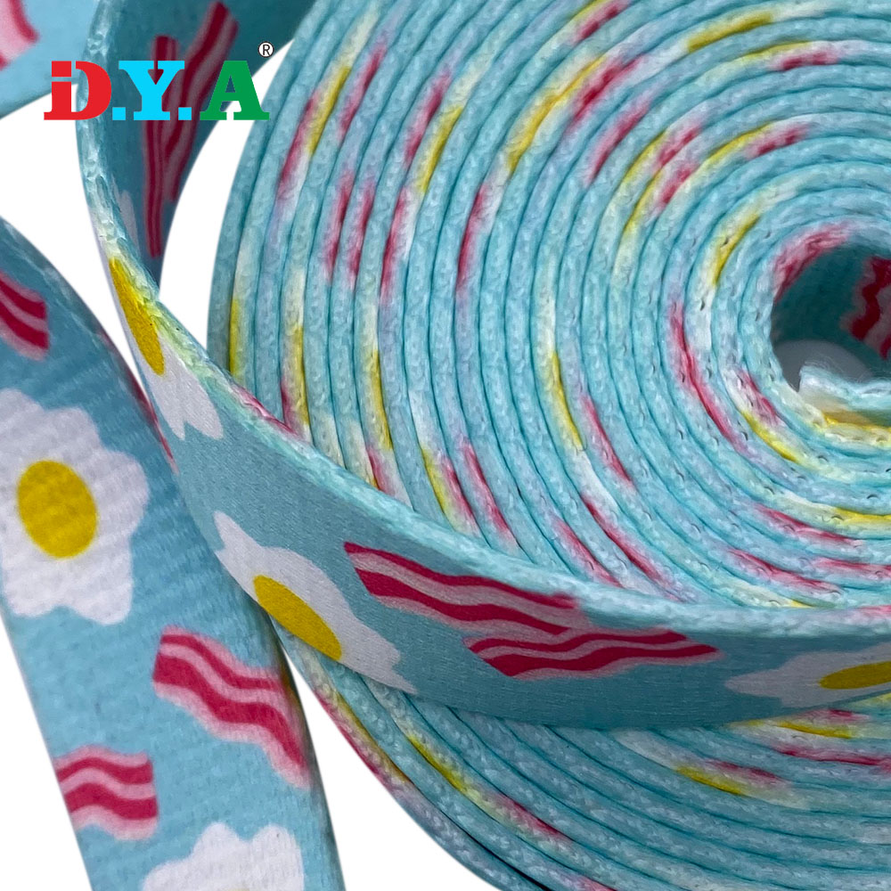 Custom Heat Transfer Printed Webbing Strap for Dog Leash