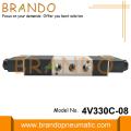 4V330C-08 5/3 Válvula de control direccional neumática 24V 220V