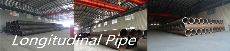 Longitudinal steel seam welded pipes