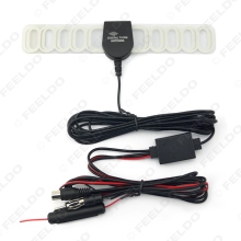 2IN1 FM IEC TV Antenna with Amplifier Booster for Cars