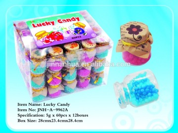 lucky candy small bottle sour candy