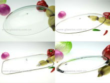 G type tempered glass lid for cookware fry pan lids