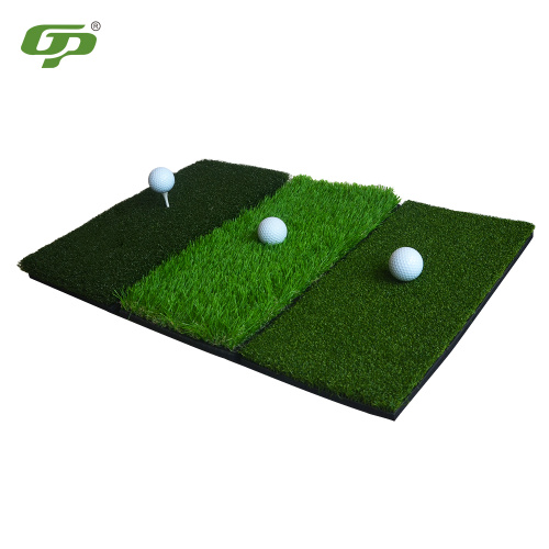 Tapis de frappe de golf 3-en-1 Tapis d&#39;entraînement pour swing de golf