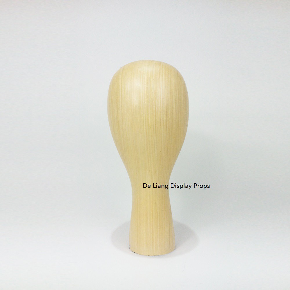 DL235 Factory wholesale Men head models mannequin wooden dummy egg head manikin