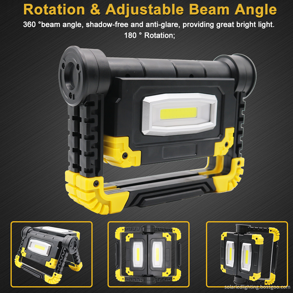 Lightweight 10-Watt Cordless COB LED Work Light