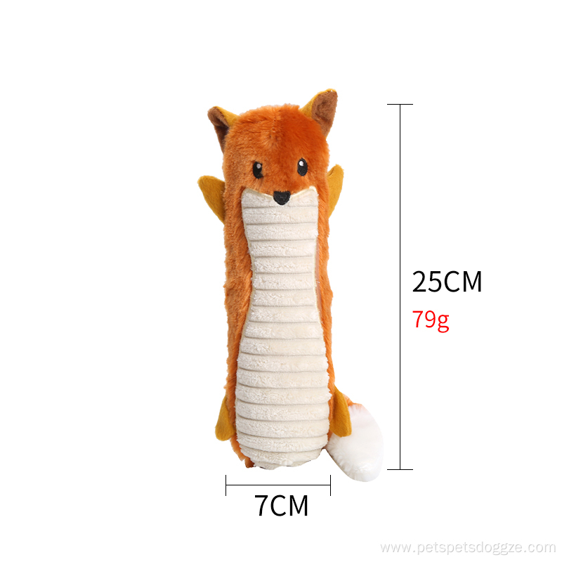 Cute Squirrel Shape Resistant Bite Molar Dog Toy