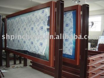 polycarbonate panel advertising box