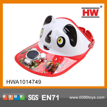 Hot Sale solar cooling fan cap panda solar cap fan