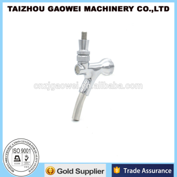 US type draft beer tap with bend tip (F1005)