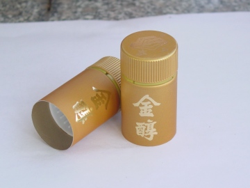 Snap on non-refillable spirits closures