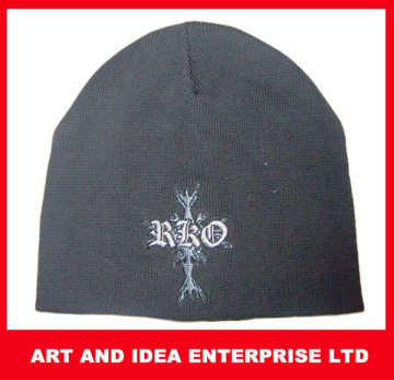 Embroidery knitted hats,high quality knitted peak cap