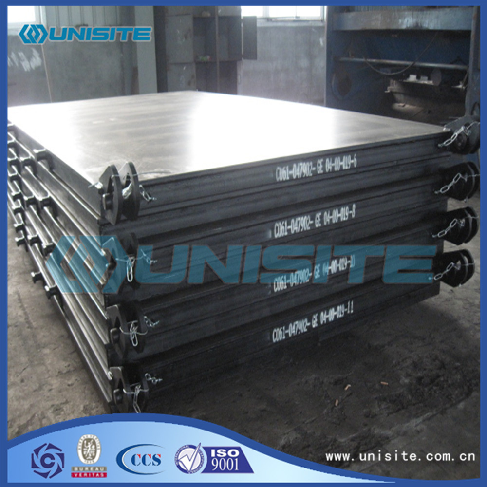 Steel marine hopper panels