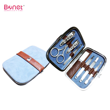 8pcs Leather Bag Manicure Pedicure Set