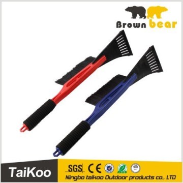 ABS+PP+EVA plastic car snow scraper soft snow brush