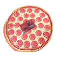 pizza  printed funky round beach towel