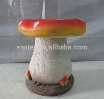 Beautiful mushroom shape fiberglass garden chair