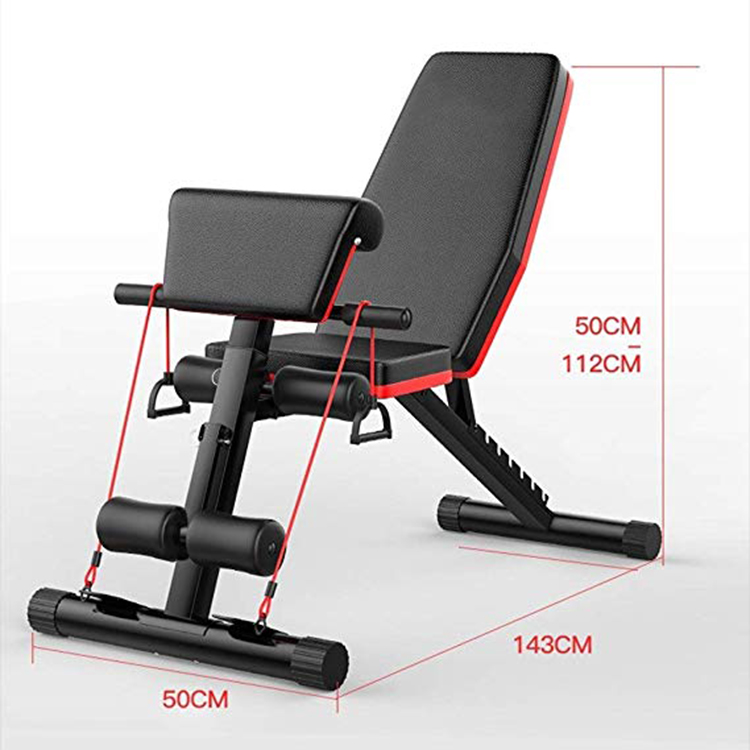 Top Quality Abdominal Boards And Convenient Indoor Fitness Equipment With Dumbbell Stool