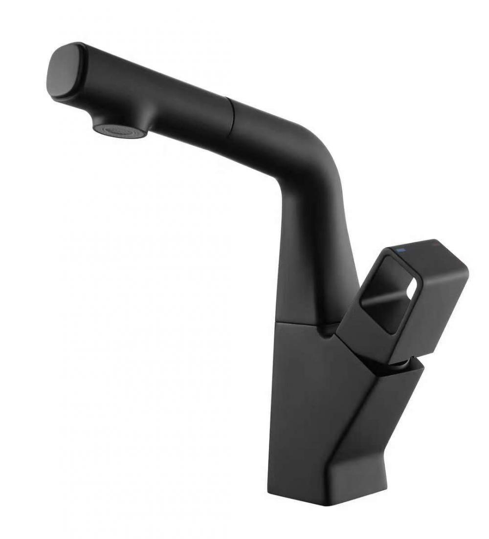 高品質の真ちゅう製の洗面台の蛇口ミキサーシングルポリッシュタップ新しいスタイルのクロームメッキキッチンタップ