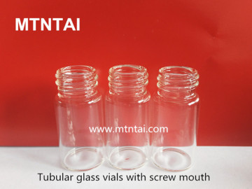 8ml Clear Glass Vials with Screw Mouth