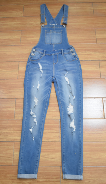 Women's denim super stretchy overall