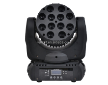 12Pcs RGBW 4in1 LED Mini Moving Head Light & 120W LED Washing Light