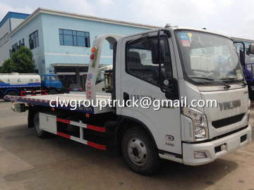 Yuejin Flat Two-in-one Road Wrecker Truck