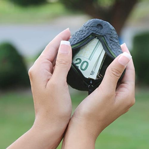 Bolsa de monedas de monedas de forma de aguacate personalizada