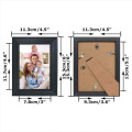 Black Picture Frame Set Wood Photo Frame