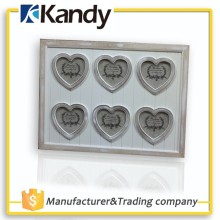 Kandy UniK Top rated crafts shabby heart shaped six pictures photo frames