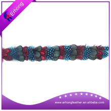 Mixed color high quality feahter trim for Canival