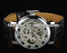 mens automatic watches real leather trendy watches