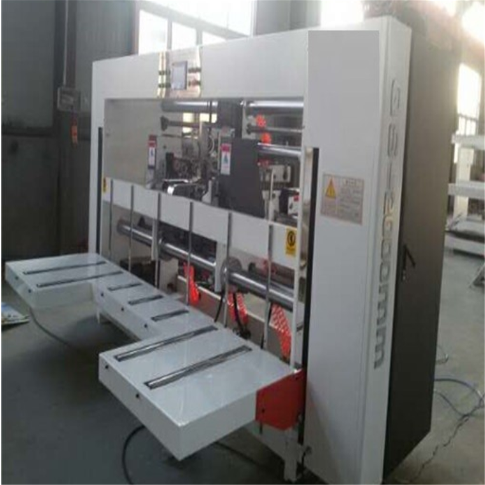 Hot sell semiauto glue machine with pressing for pizza box