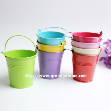 Galvanized mini bucket mini tin bucket