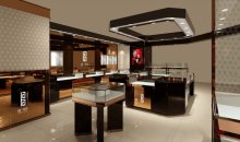 wooden bracelet display