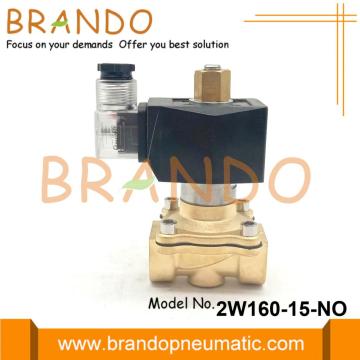 Two-Way Normally Open Water Brass Solenoid Valve 1/2''