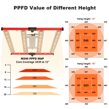 IP67防水240W LED Grow Light Barを導きました