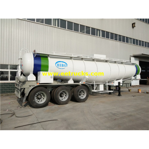 21000L 3 Axles Sulfuric Acid vận chuyển Trailers